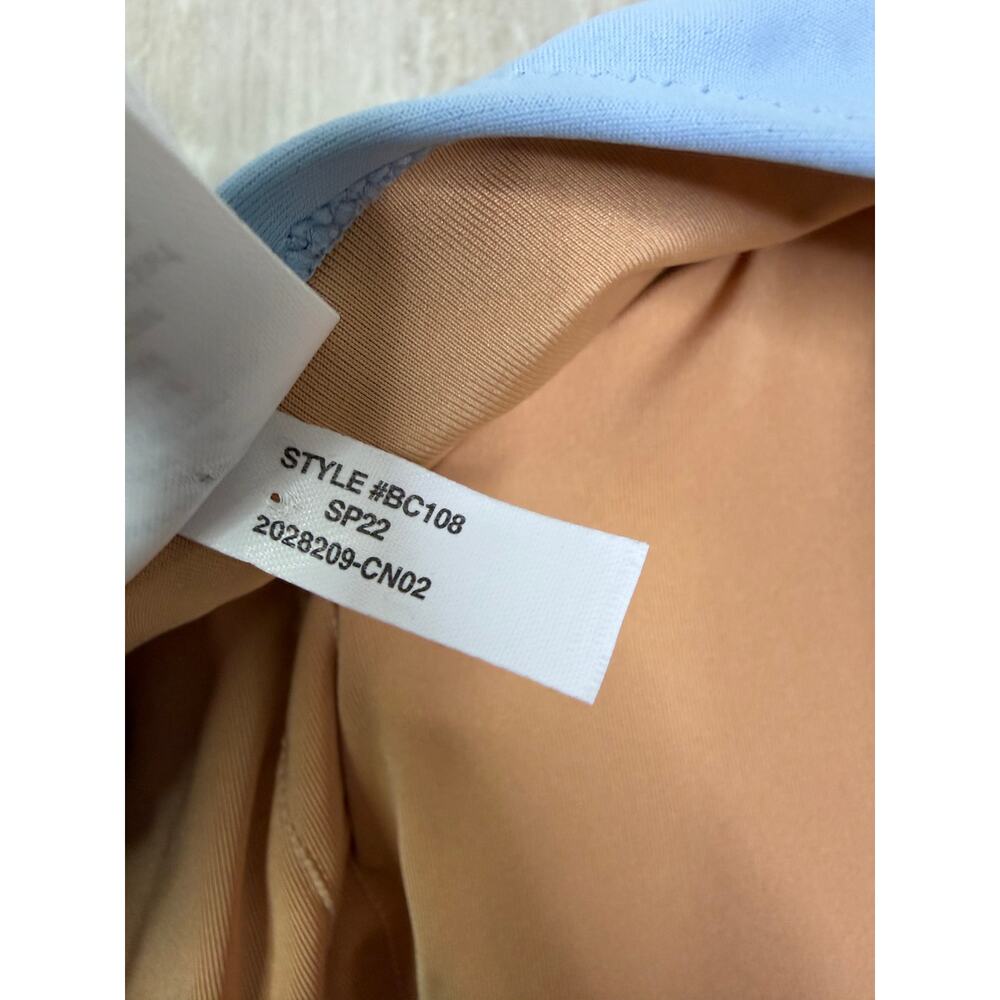 J.Crew Ruched one-shoulder one-piece in Blue Mist Size 10 #BC108 - Picture 5 of 6